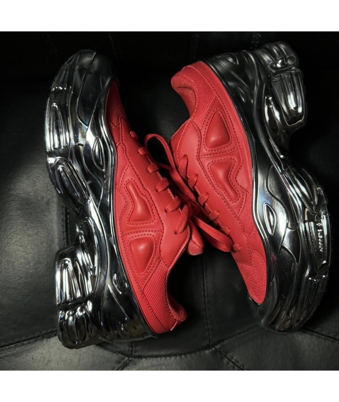 ADIDAS X RAF SIMONS Красные текстильные кроссовки, фото 5