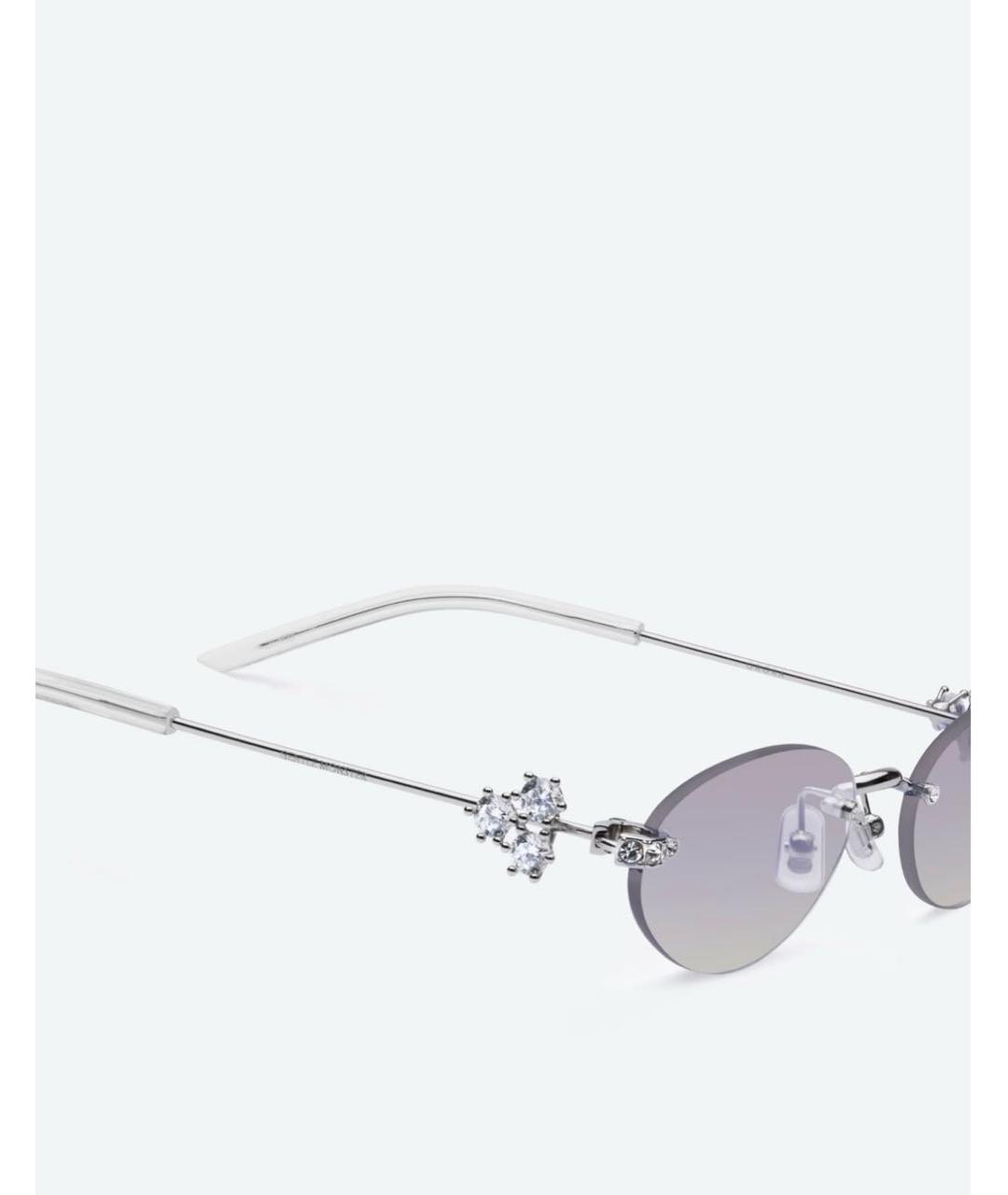 GENTLE MONSTER Серебряные металлические солнцезащитные очки, фото 3