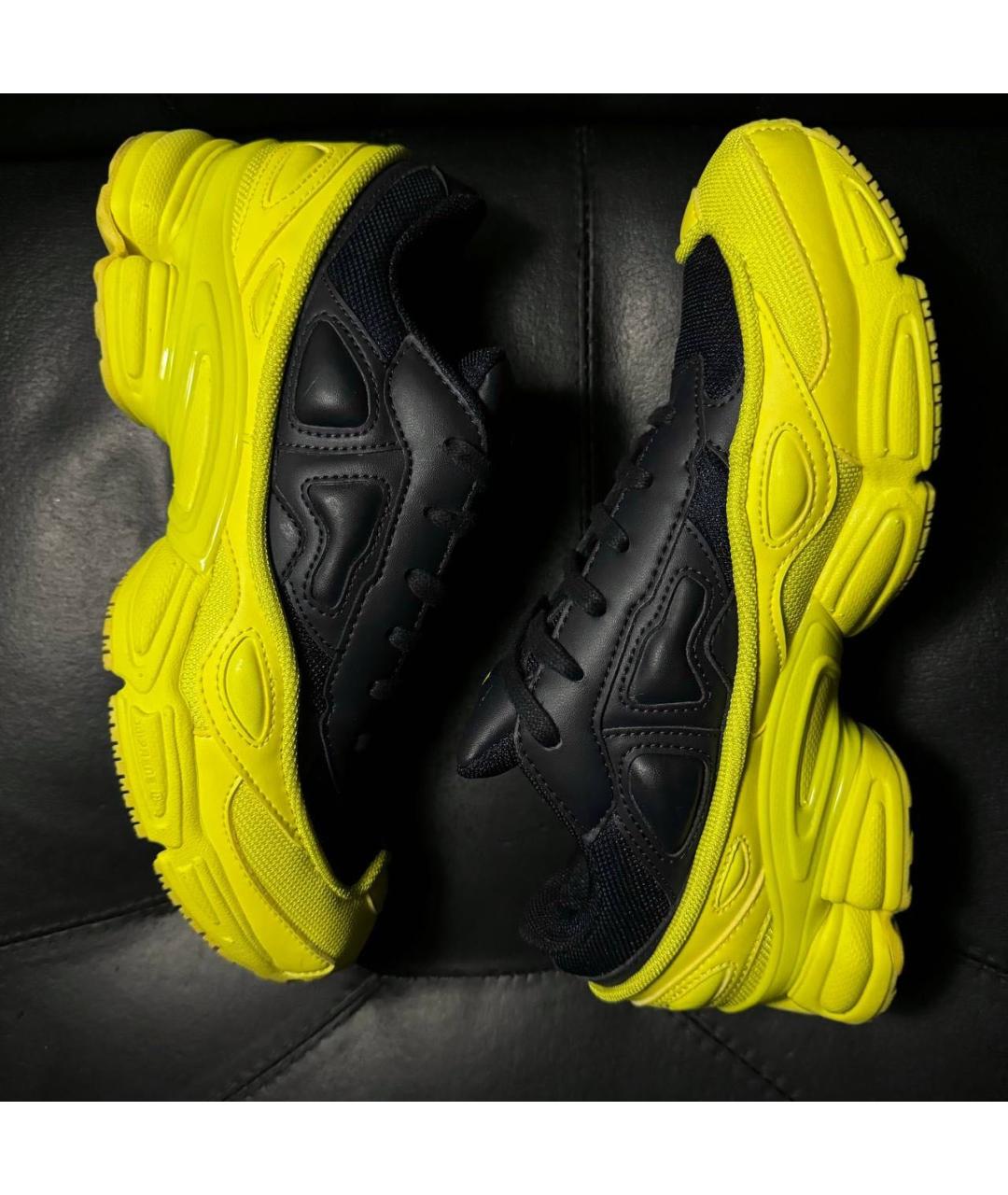 ADIDAS X RAF SIMONS Желтые текстильные кроссовки, фото 4