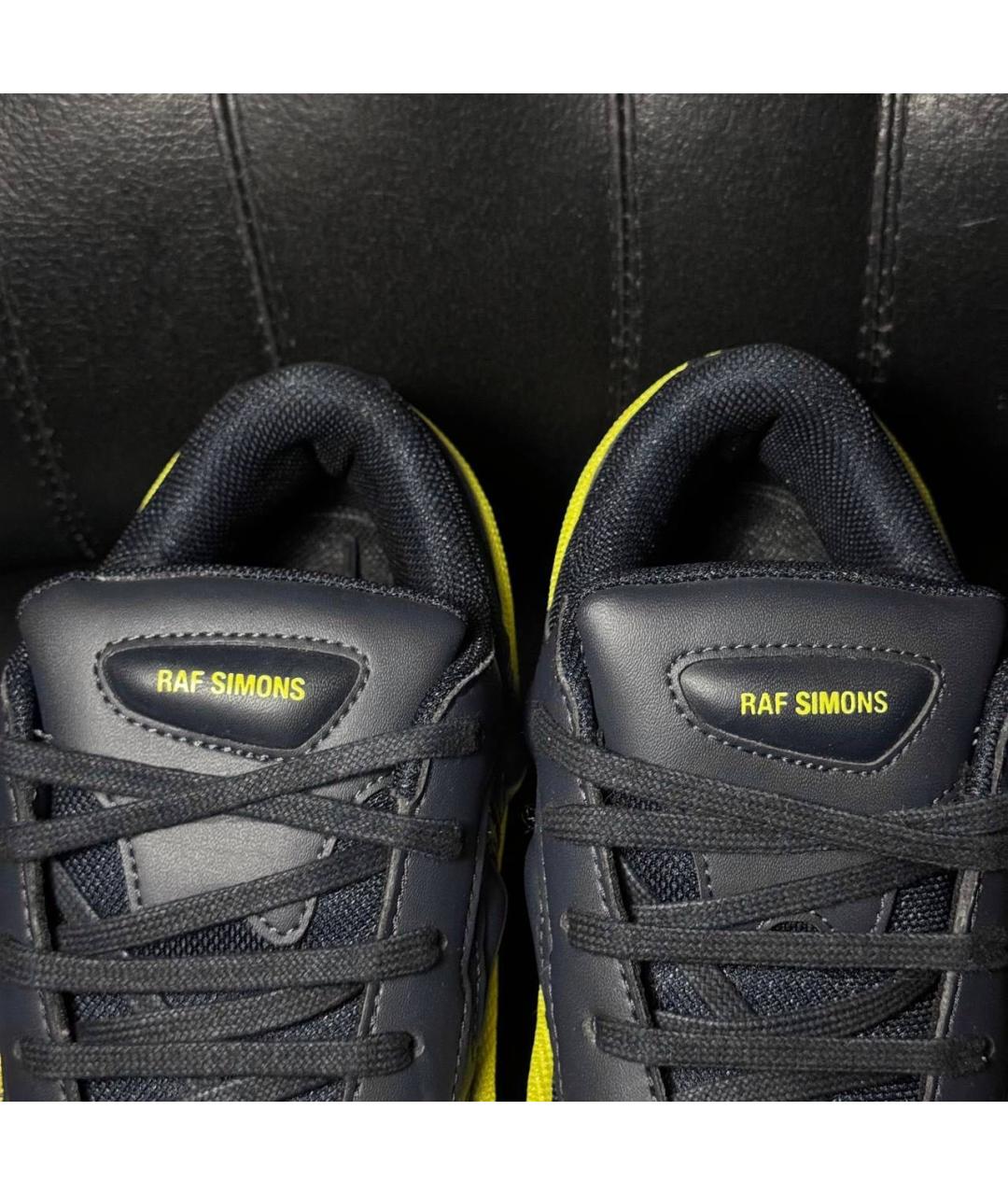 ADIDAS X RAF SIMONS Желтые текстильные кроссовки, фото 8