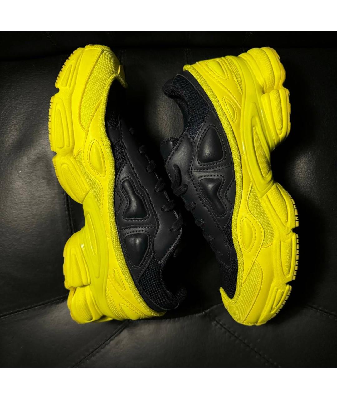 ADIDAS X RAF SIMONS Желтые текстильные кроссовки, фото 5