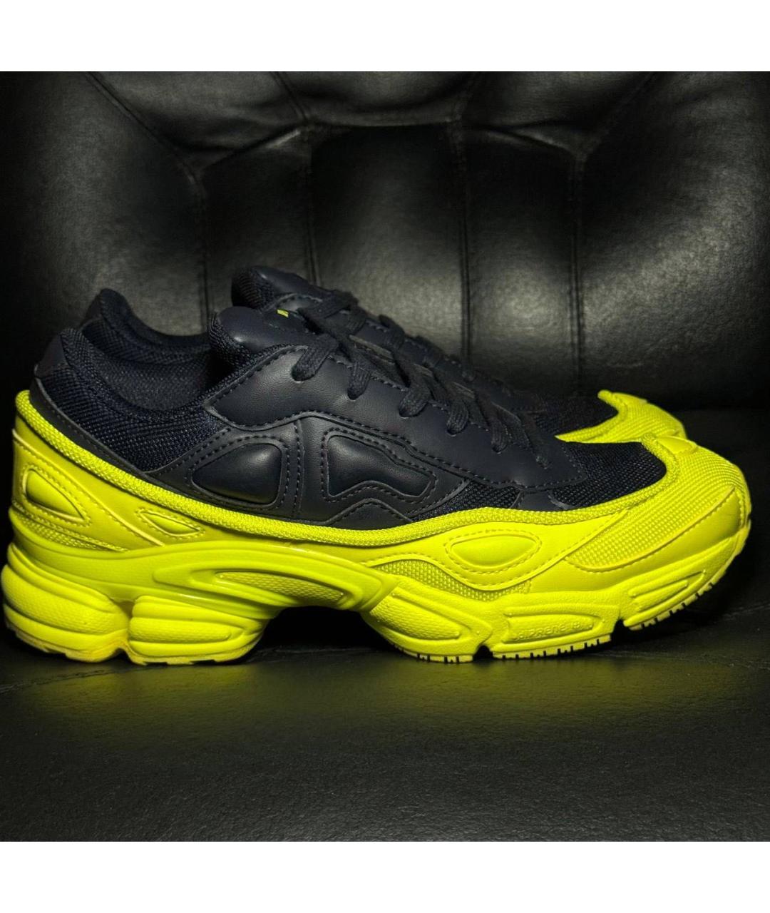 ADIDAS X RAF SIMONS Желтые текстильные кроссовки, фото 9