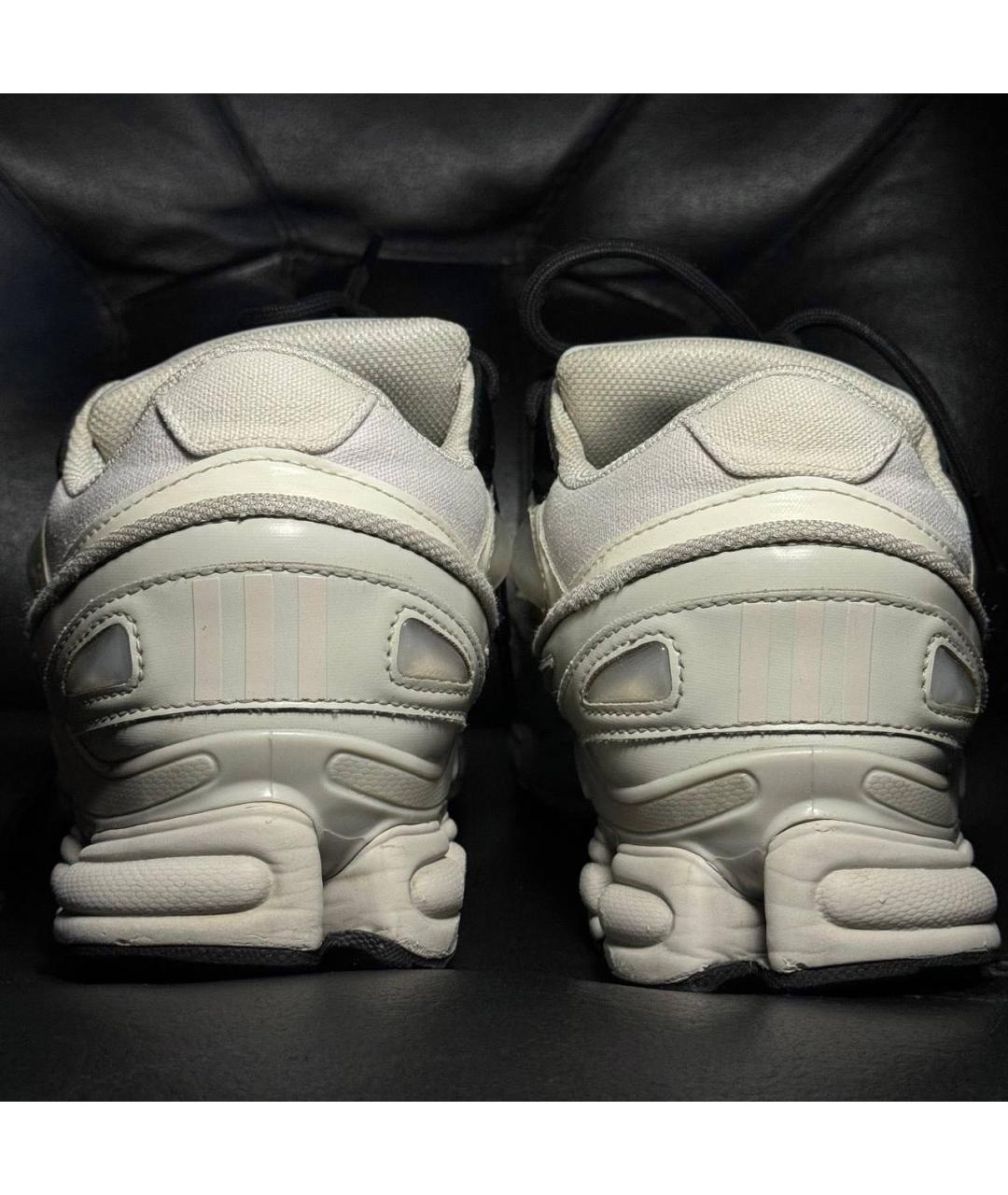 ADIDAS X RAF SIMONS Белые текстильные низкие кроссовки / кеды, фото 2