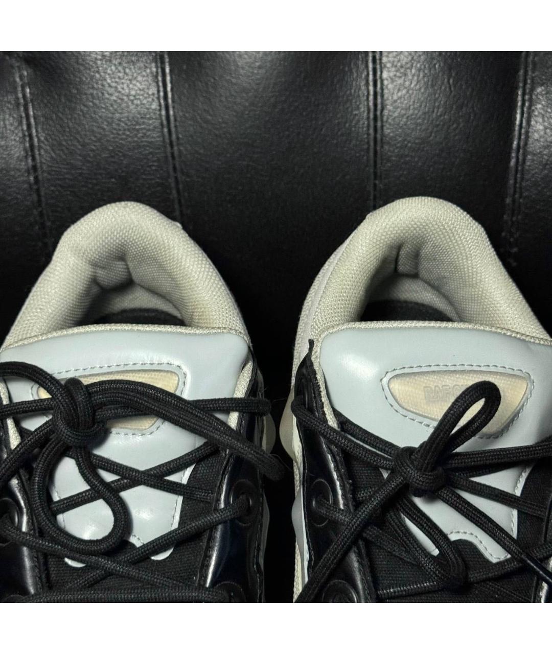 ADIDAS X RAF SIMONS Белые текстильные низкие кроссовки / кеды, фото 7