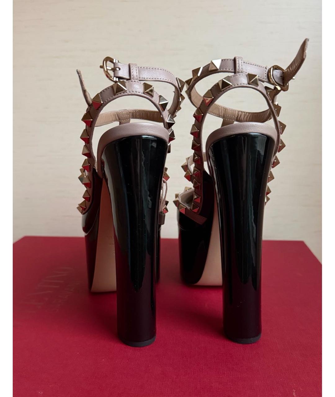 VALENTINO Черные туфли из лакированной кожи, фото 4