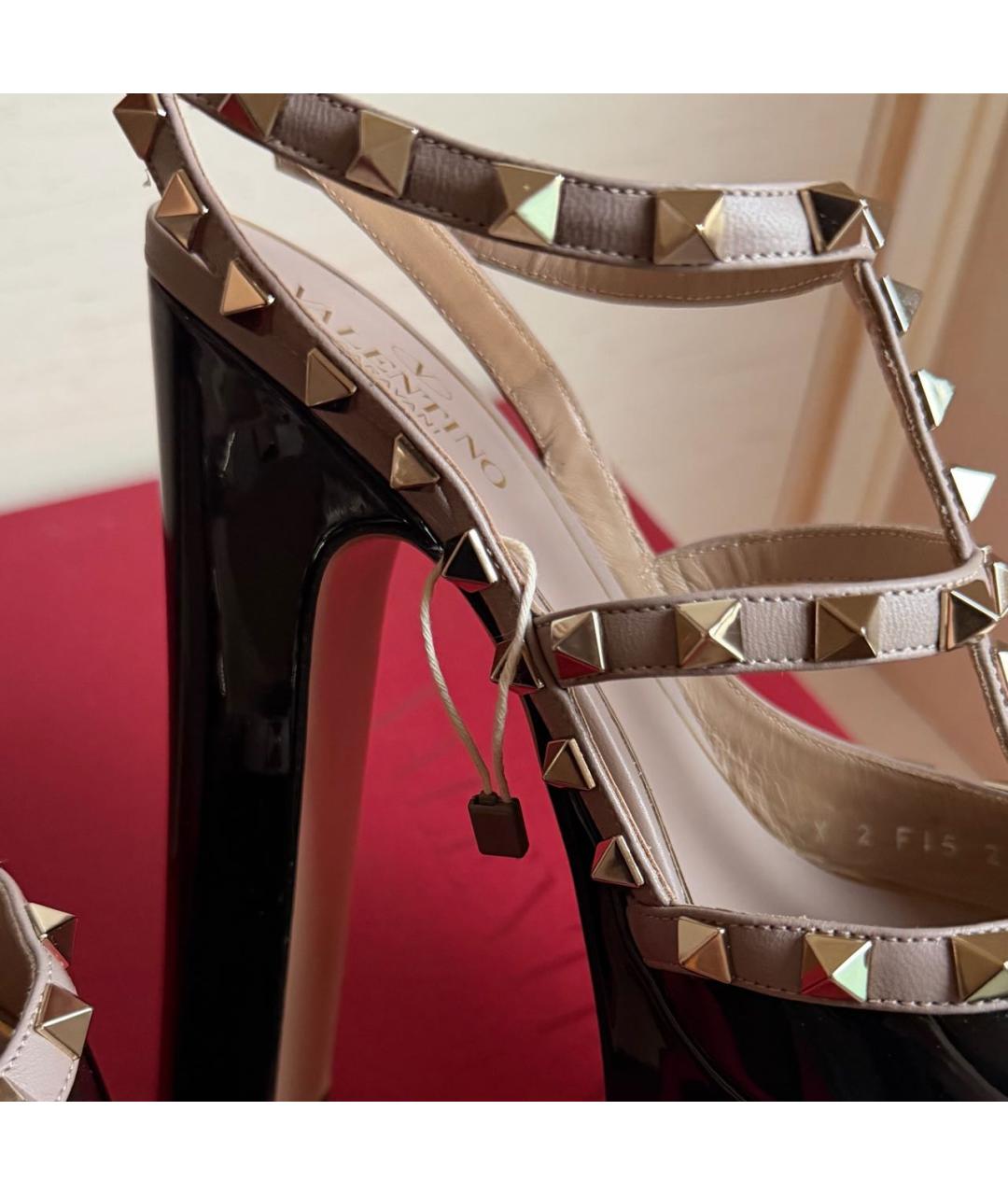 VALENTINO Черные туфли из лакированной кожи, фото 6