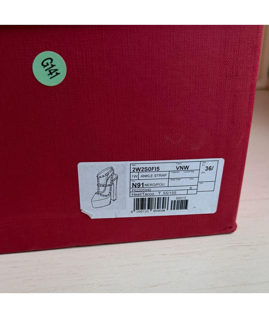 VALENTINO Черные туфли из лакированной кожи, фото 5