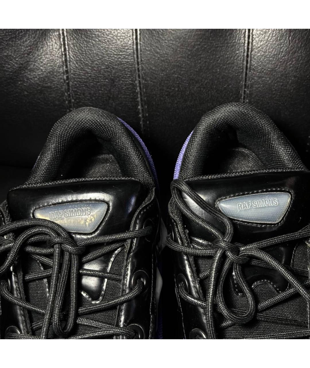 ADIDAS X RAF SIMONS Фиолетовые текстильные низкие кроссовки / кеды, фото 8