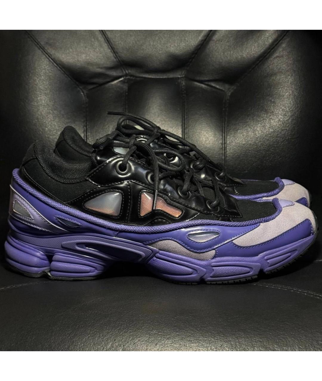 ADIDAS X RAF SIMONS Фиолетовые текстильные низкие кроссовки / кеды, фото 9