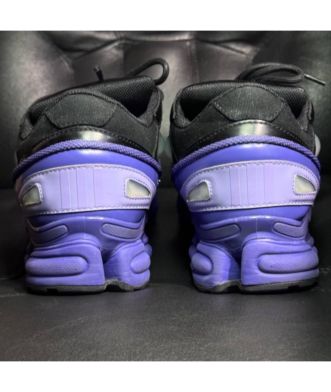 ADIDAS X RAF SIMONS Фиолетовые текстильные низкие кроссовки / кеды, фото 2