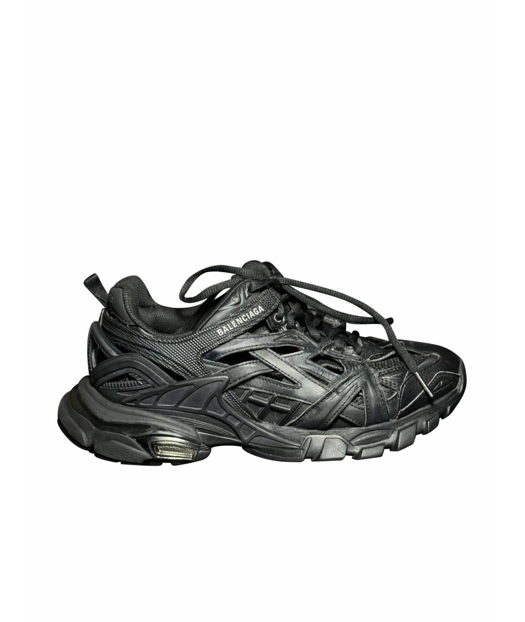 BALENCIAGA Черные текстильные кроссовки, фото 1