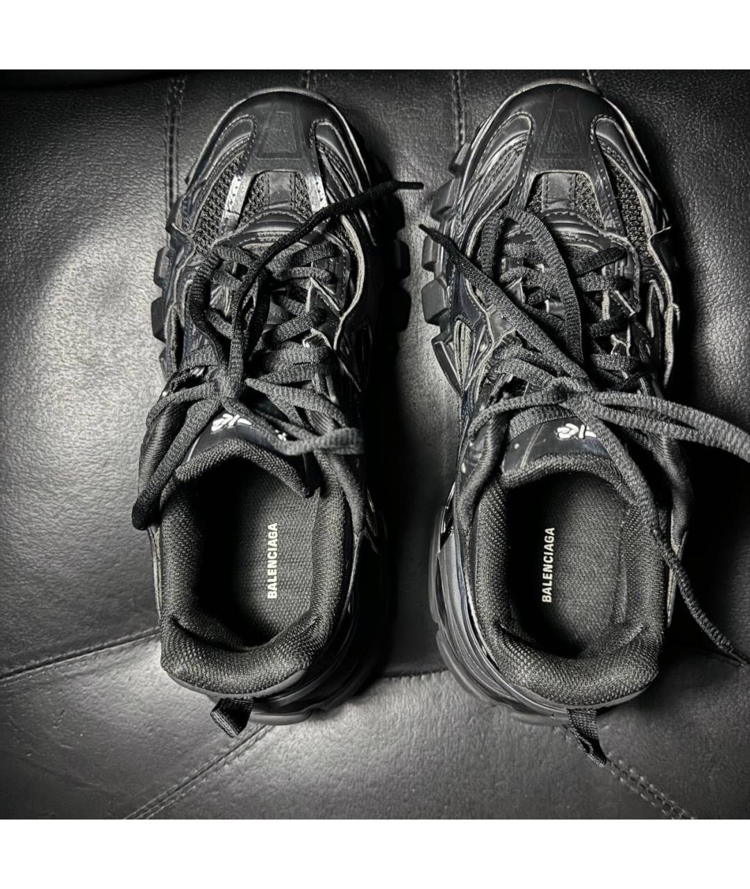 BALENCIAGA Черные текстильные кроссовки, фото 6