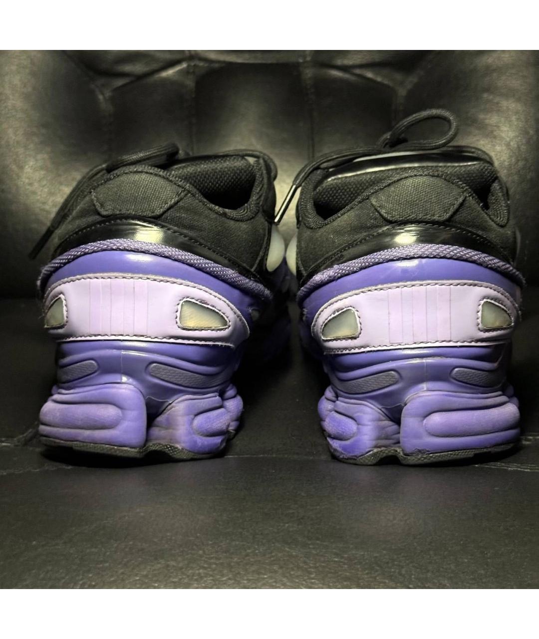 ADIDAS X RAF SIMONS Фиолетовые текстильные низкие кроссовки / кеды, фото 2