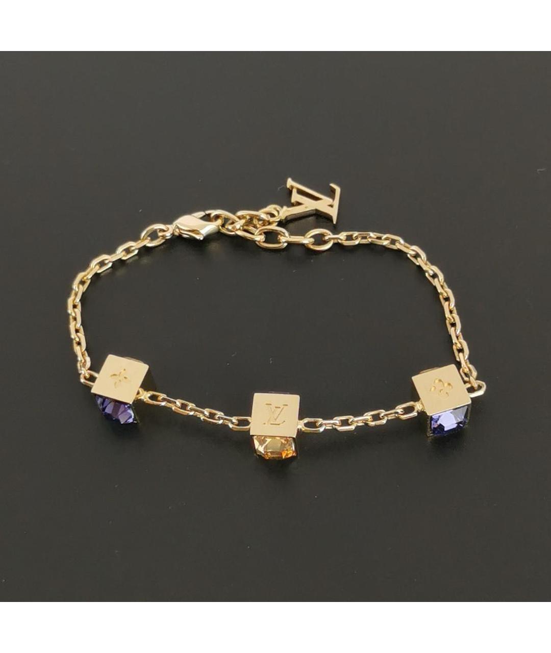 LOUIS VUITTON Золотой браслет, фото 4