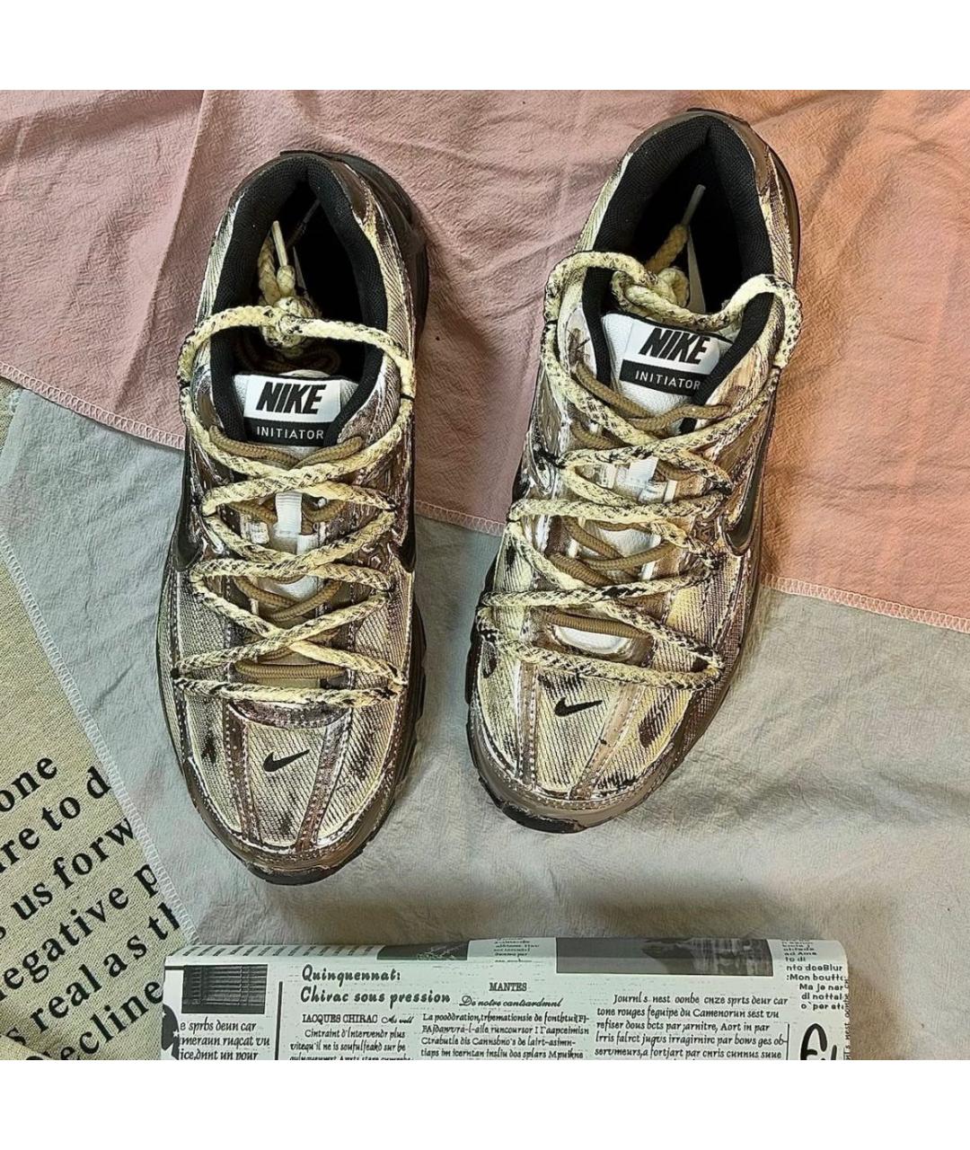 NIKE Бежевые кроссовки, фото 2