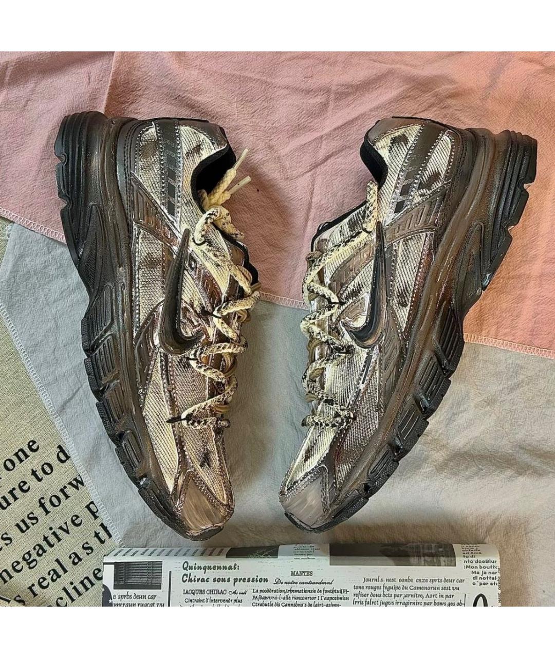 NIKE Бежевые кроссовки, фото 3