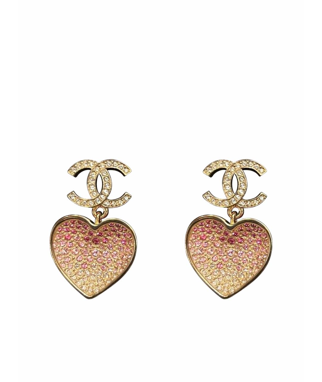 CHANEL Золотые серьги, фото 1