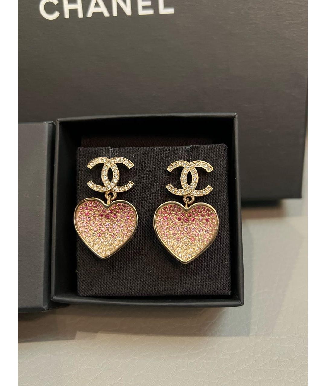 CHANEL Золотые серьги, фото 4