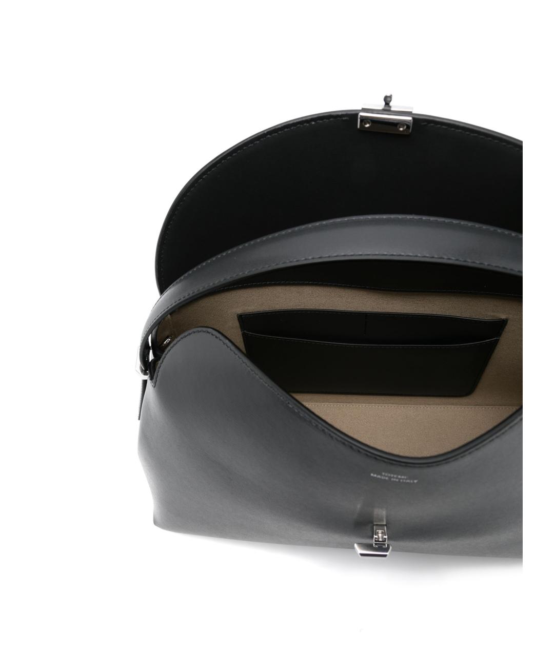 TOTEME Коричневая кожаная сумка через плечо, фото 3