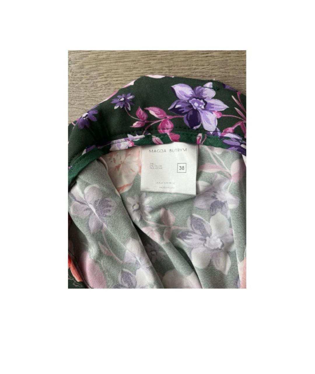 MAGDA BUTRYM Розовые полиэстеровые леггинсы и велосипедки, фото 4