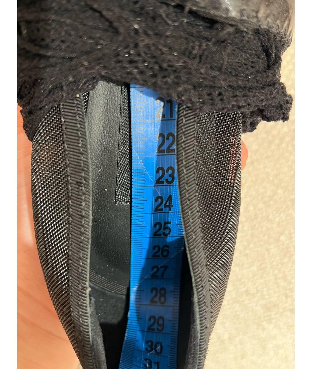 DOLCE&GABBANA Черные текстильные туфли, фото 8