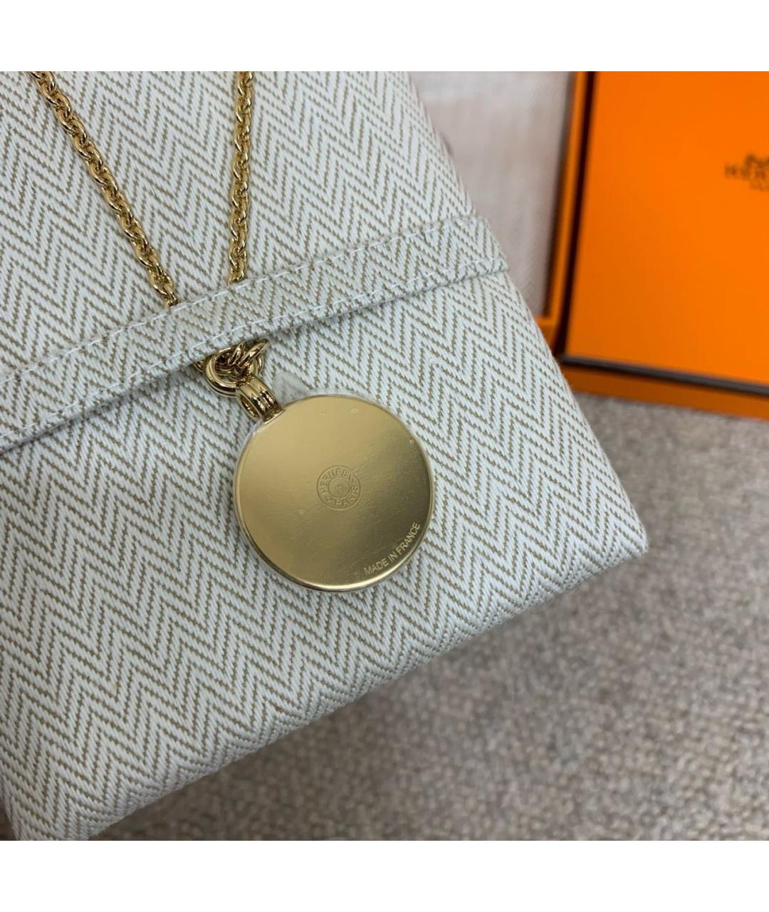 HERMES Золотое колье, фото 4