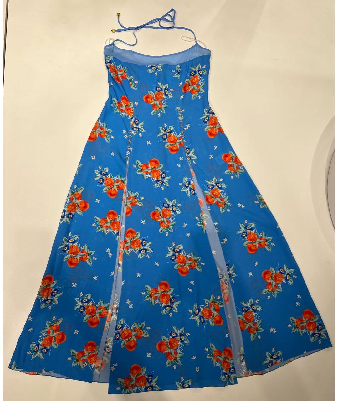 ULYANA SERGEENKO Мульти шелковая туника, фото 5