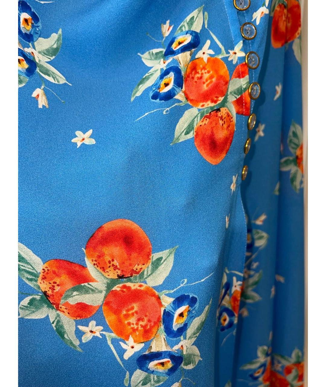 ULYANA SERGEENKO Мульти шелковая туника, фото 4