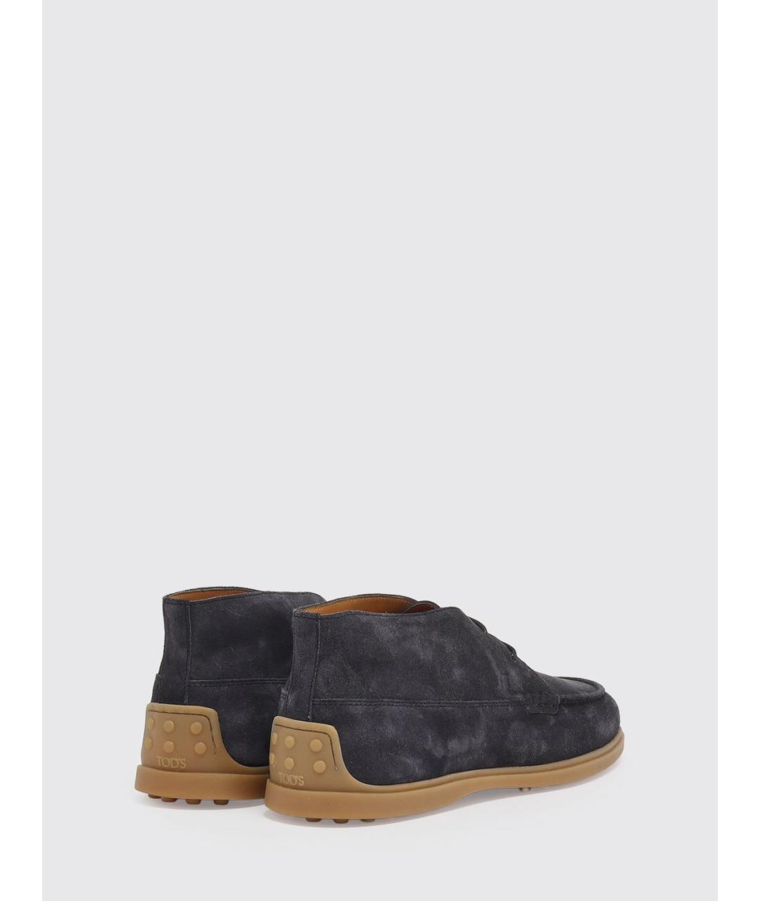 TOD'S Синие низкие ботинки, фото 3