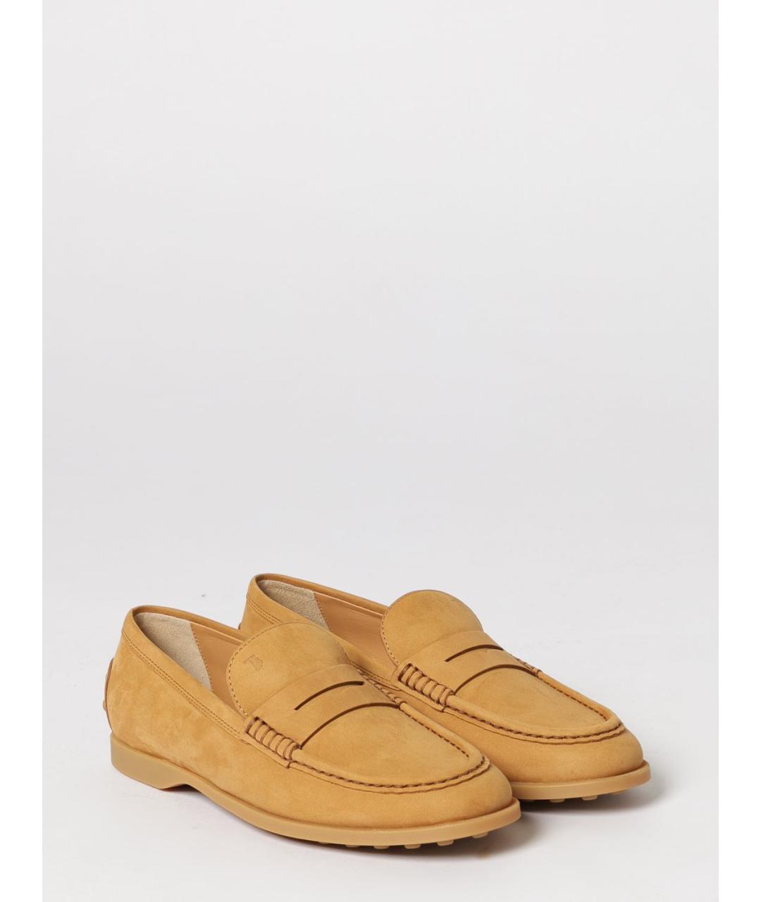 TOD'S Коричневые кожаные лоферы, фото 2