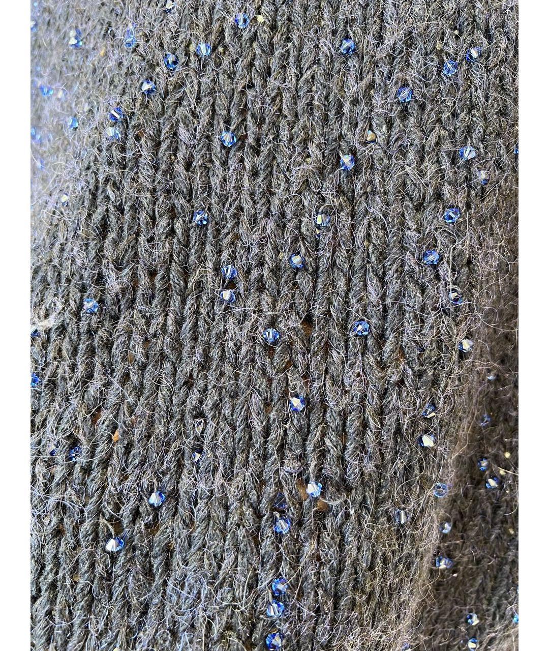 CHANEL Синий кашемировый джемпер / свитер, фото 5