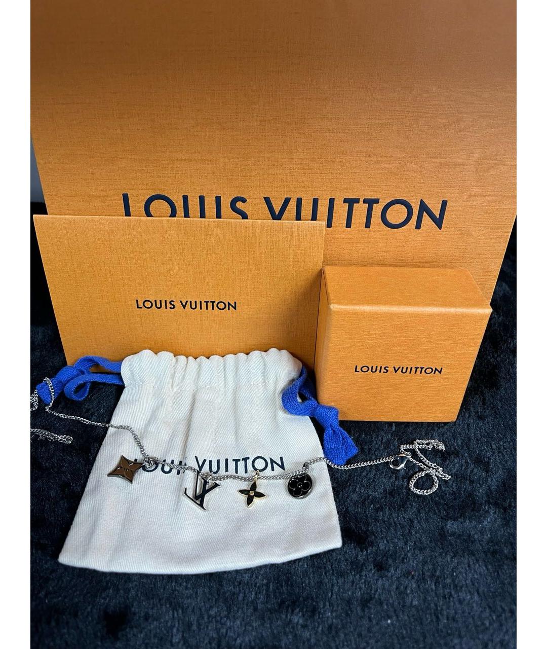 LOUIS VUITTON Серебряное колье, фото 2