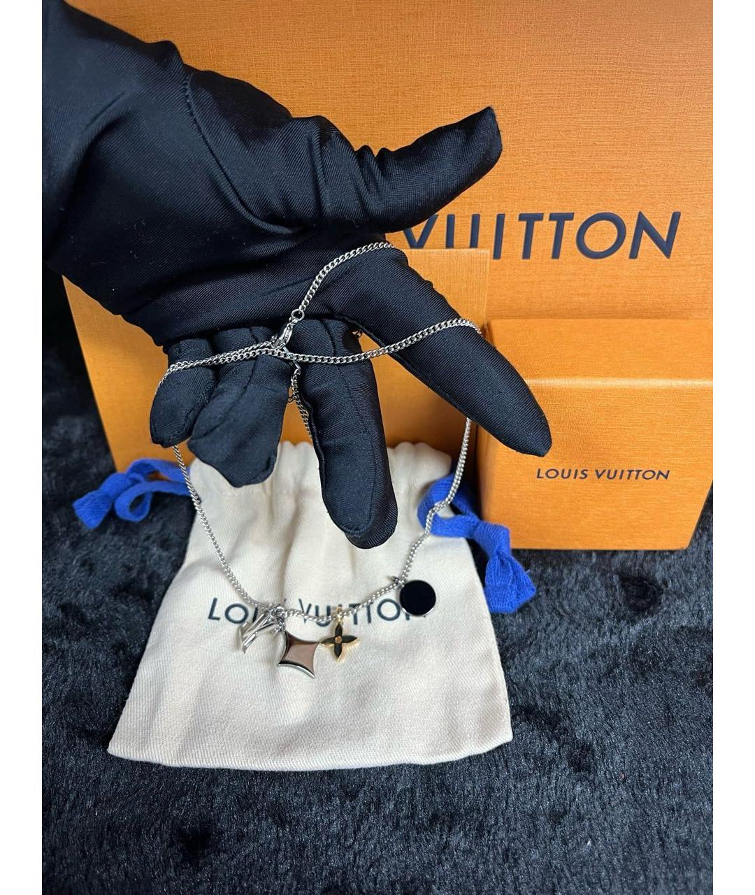 LOUIS VUITTON Серебряное колье, фото 6