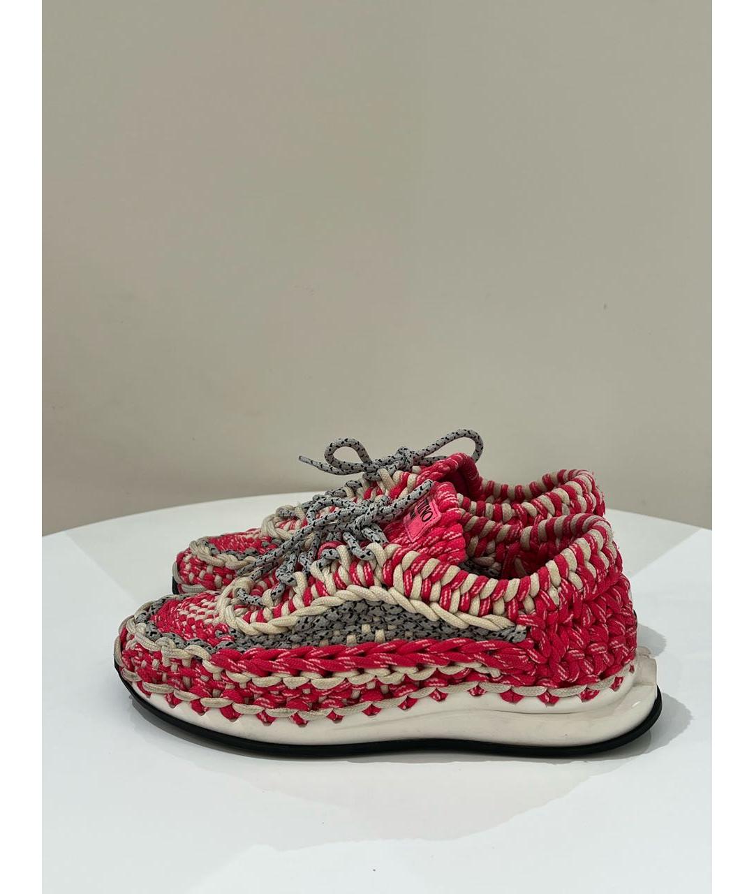 VALENTINO Мульти текстильные кеды, фото 5