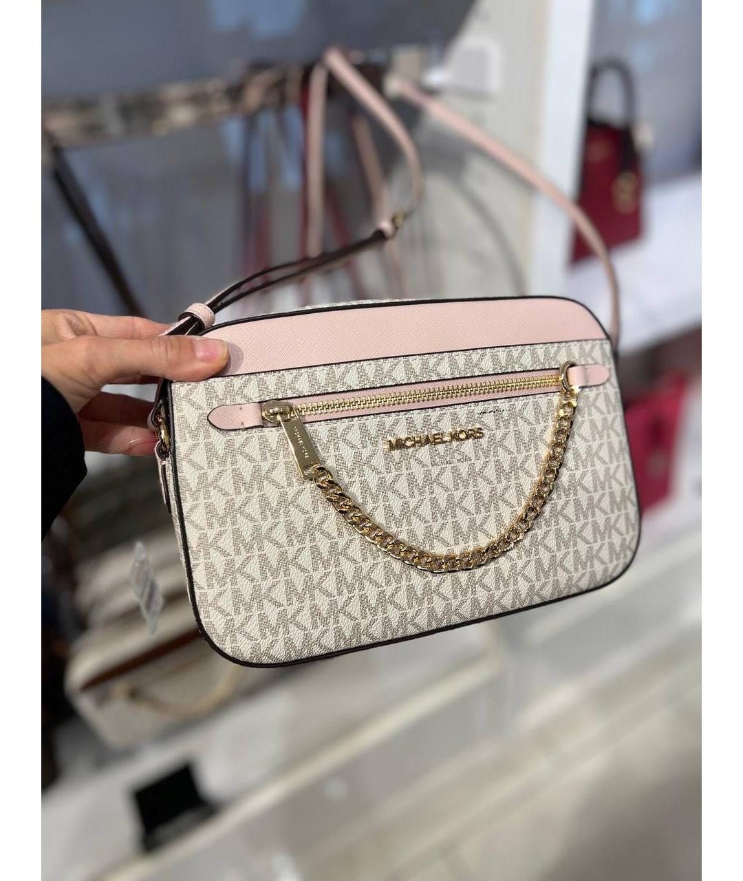 MICHAEL KORS Бежевая сумка через плечо, фото 5