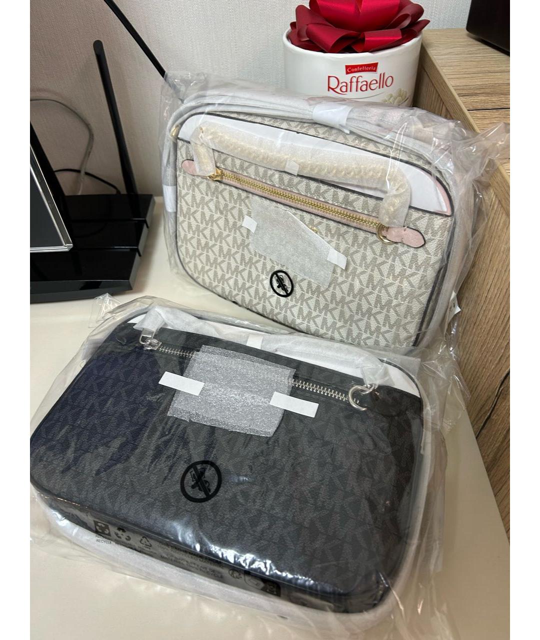 MICHAEL KORS Бежевая сумка через плечо, фото 7