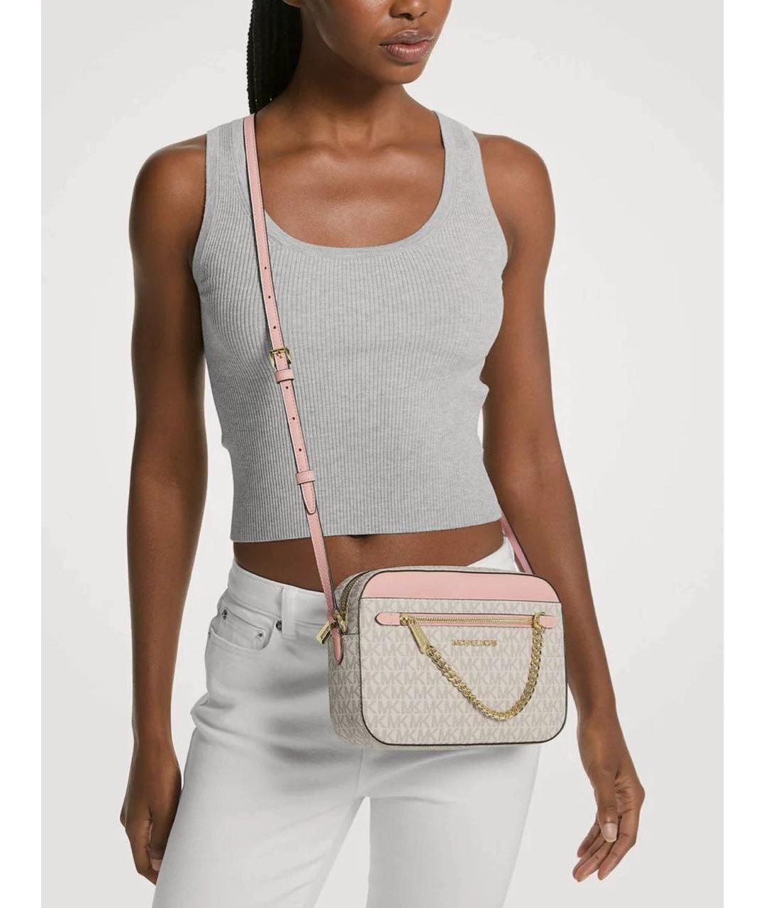 MICHAEL KORS Бежевая сумка через плечо, фото 4