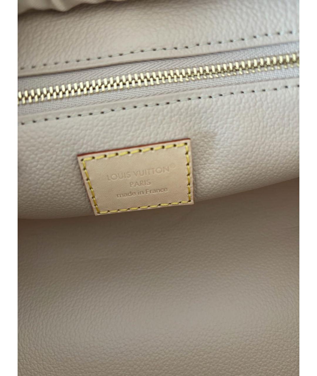 LOUIS VUITTON Коричневая косметичка, фото 7