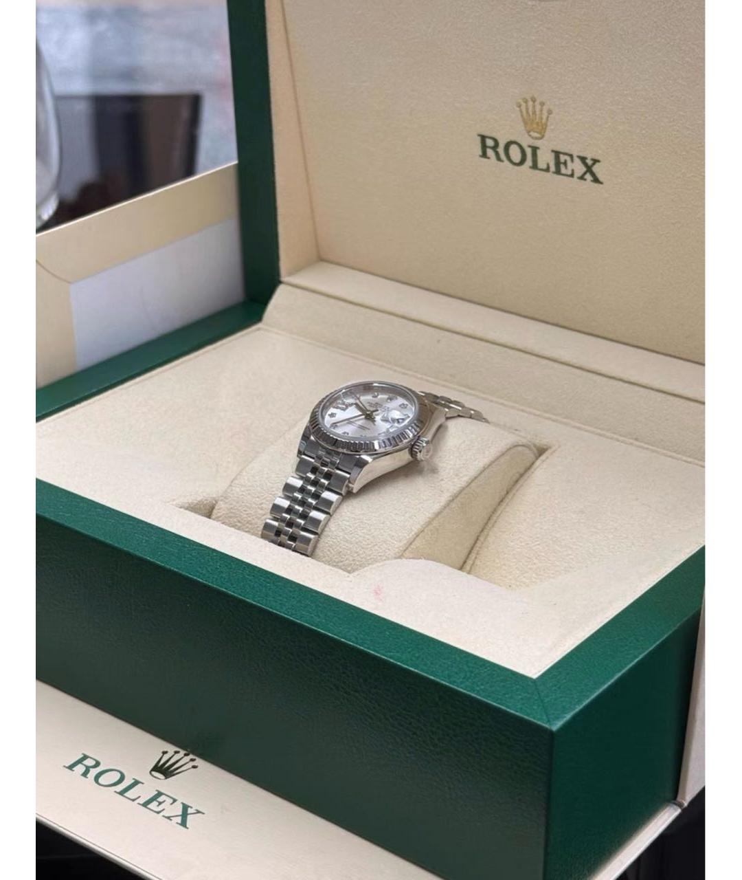 ROLEX Серебряные часы из белого золота, фото 3