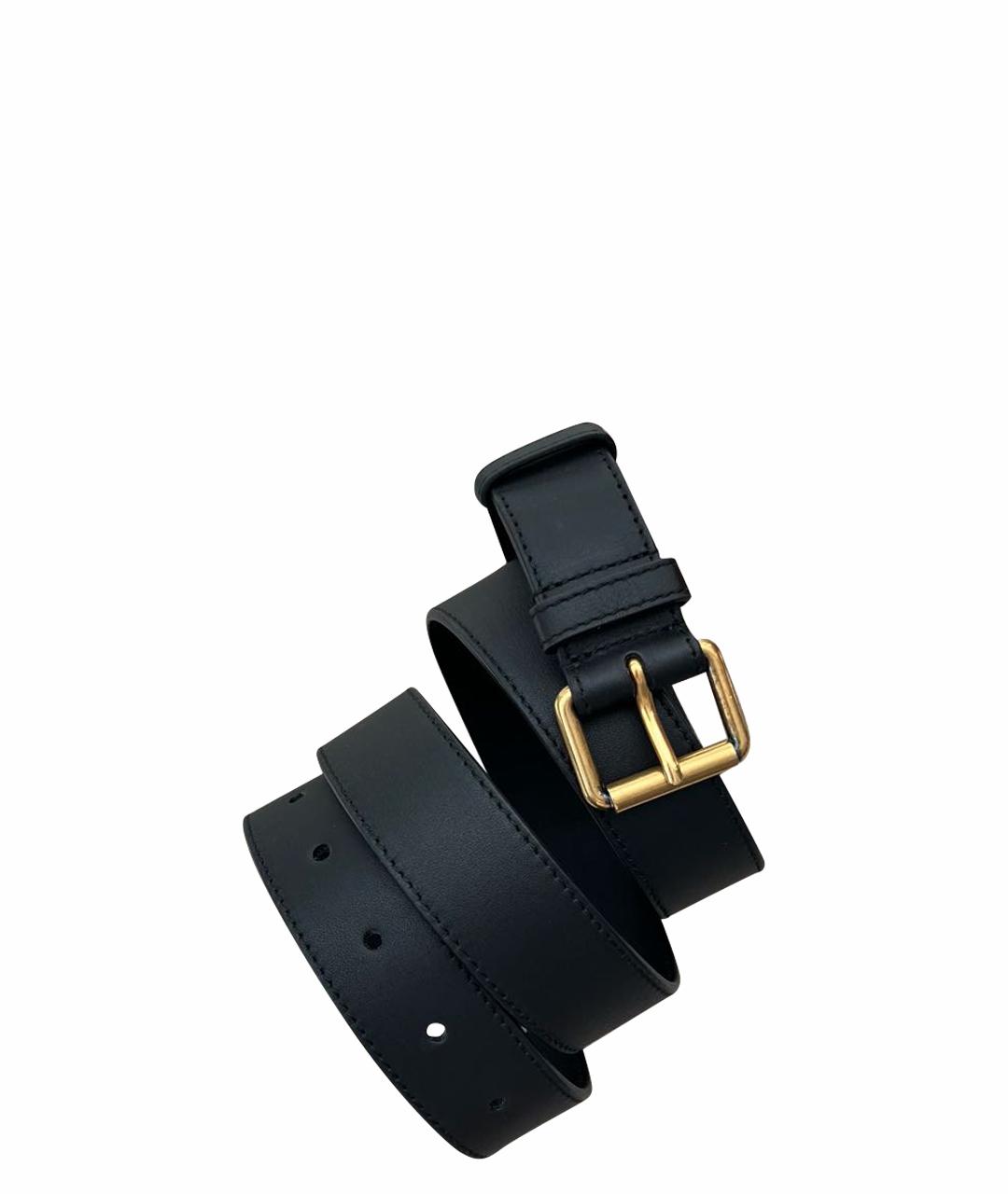 GUCCI Черный кожаный ремень, фото 8