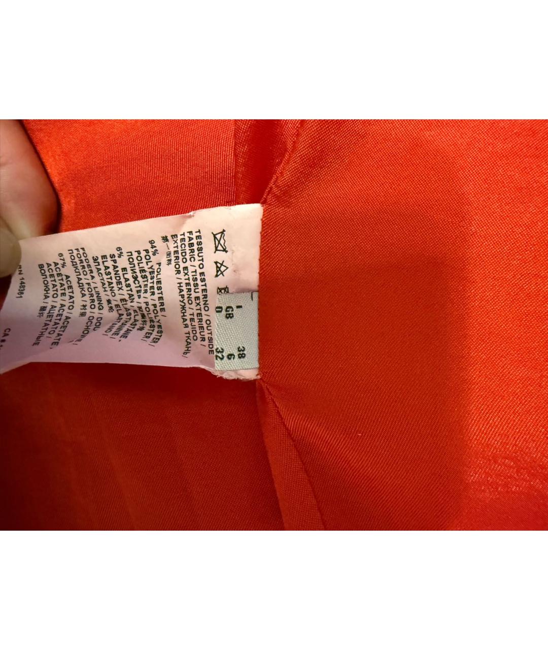 PINKO Красный полиэстеровый жакет/пиджак, фото 4