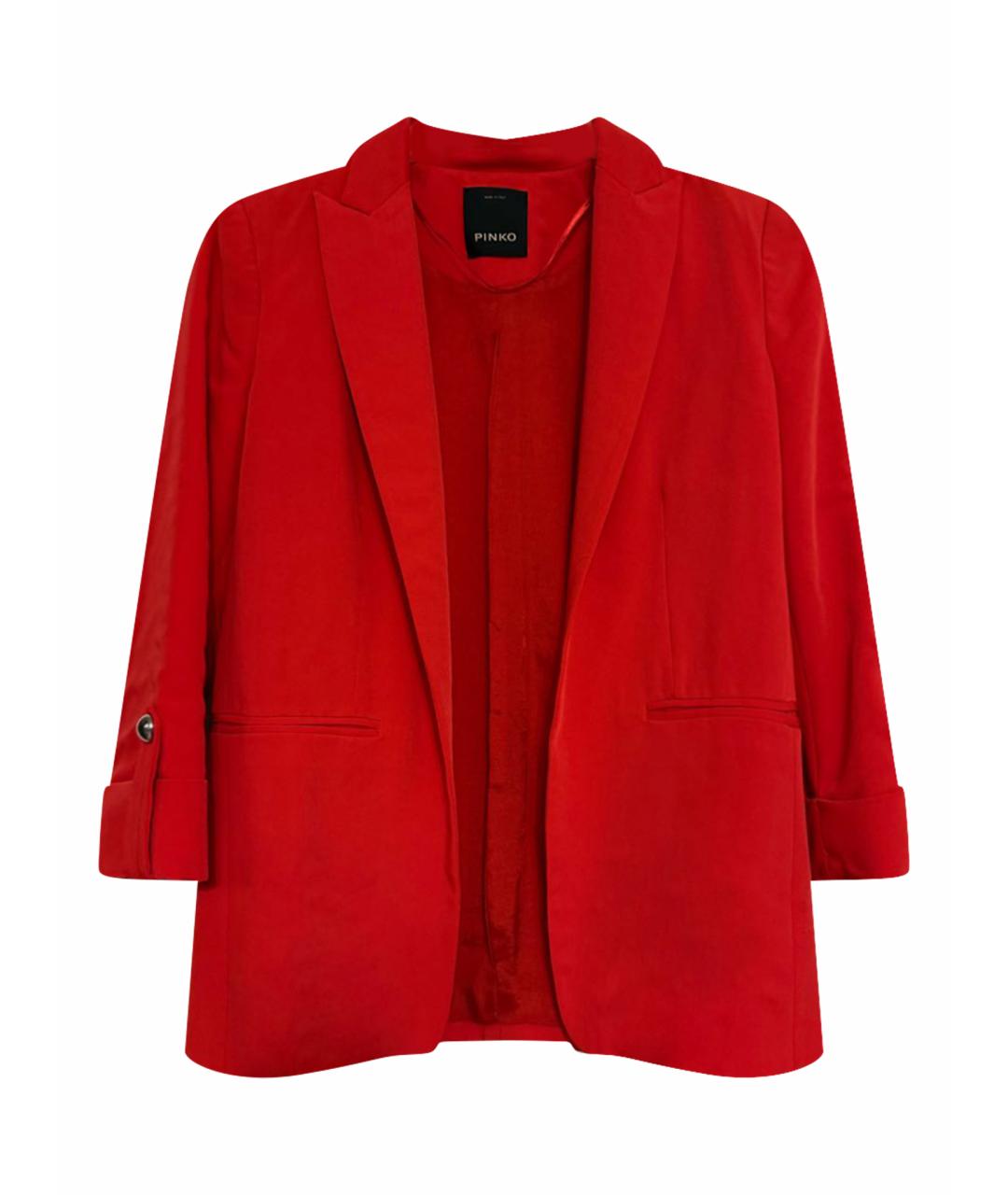 PINKO Красный полиэстеровый жакет/пиджак, фото 1