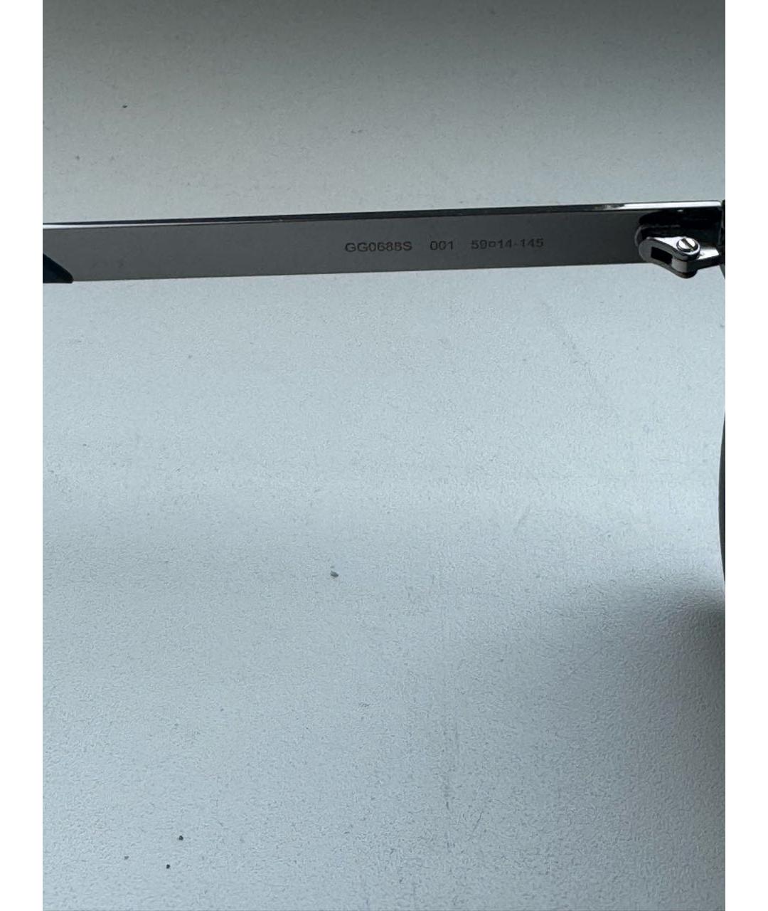 GUCCI Черные пластиковые солнцезащитные очки, фото 5