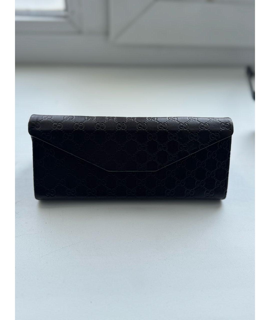 GUCCI Черные пластиковые солнцезащитные очки, фото 4