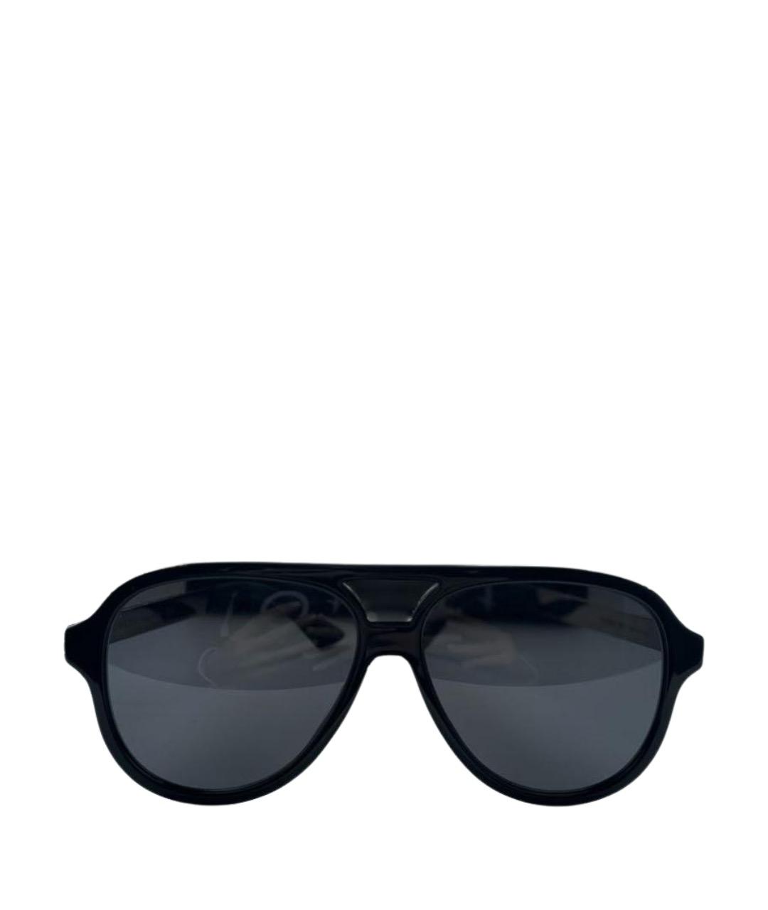 GUCCI Черные пластиковые солнцезащитные очки, фото 1