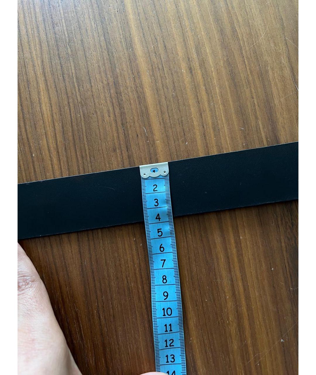 GUCCI Черный кожаный ремень, фото 5