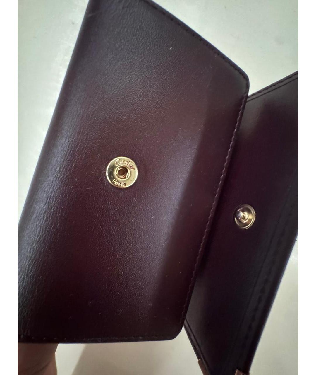 CARTIER Бордовая ключница, фото 5