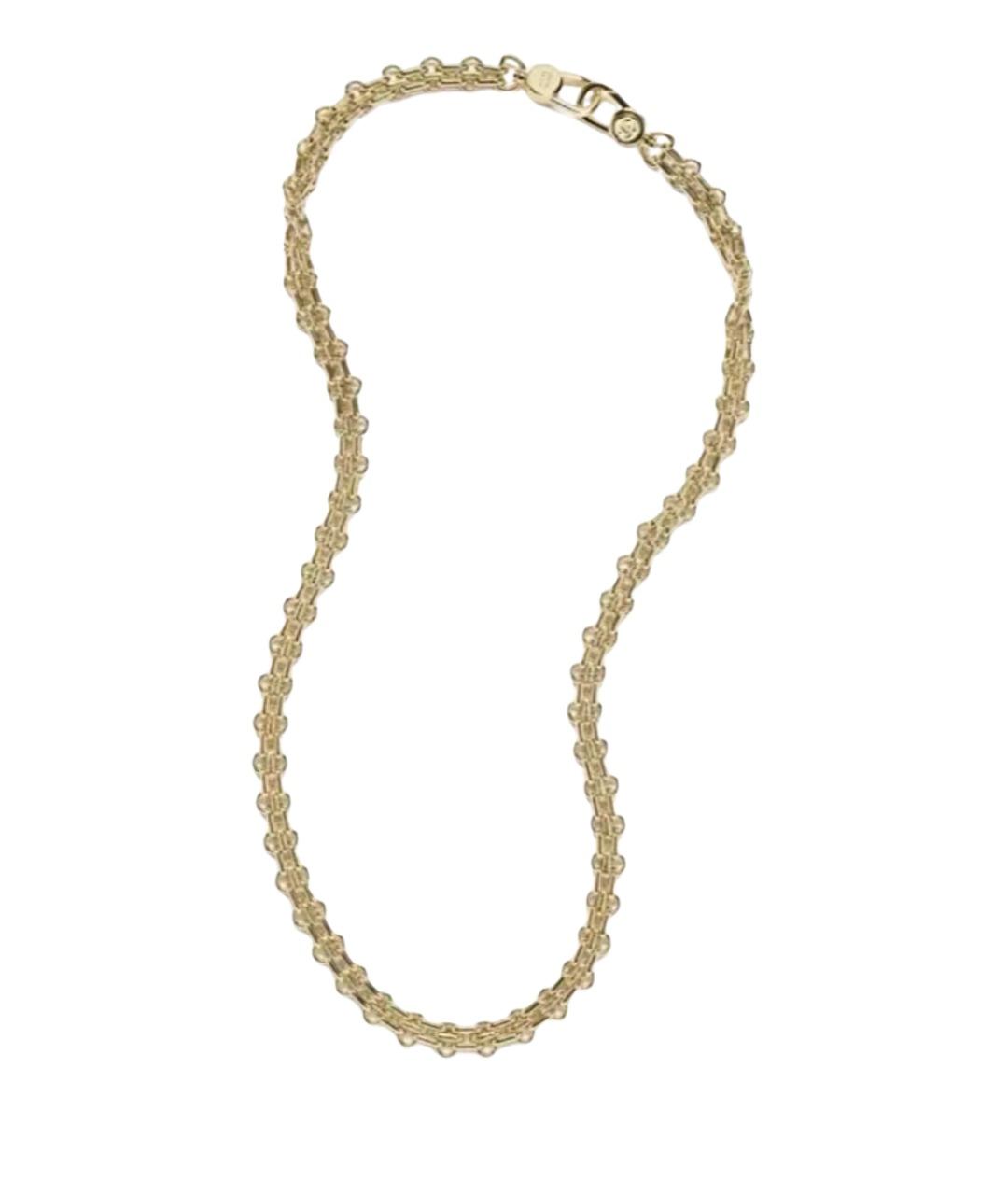 CHANEL Золотое металлическое колье, фото 1