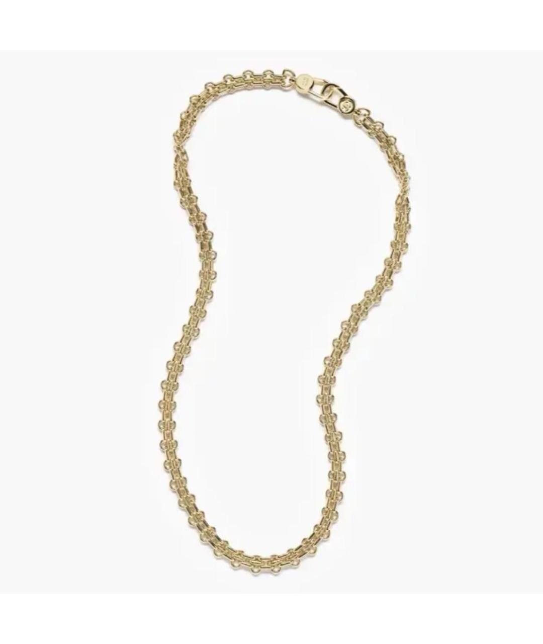 CHANEL Золотое металлическое колье, фото 4