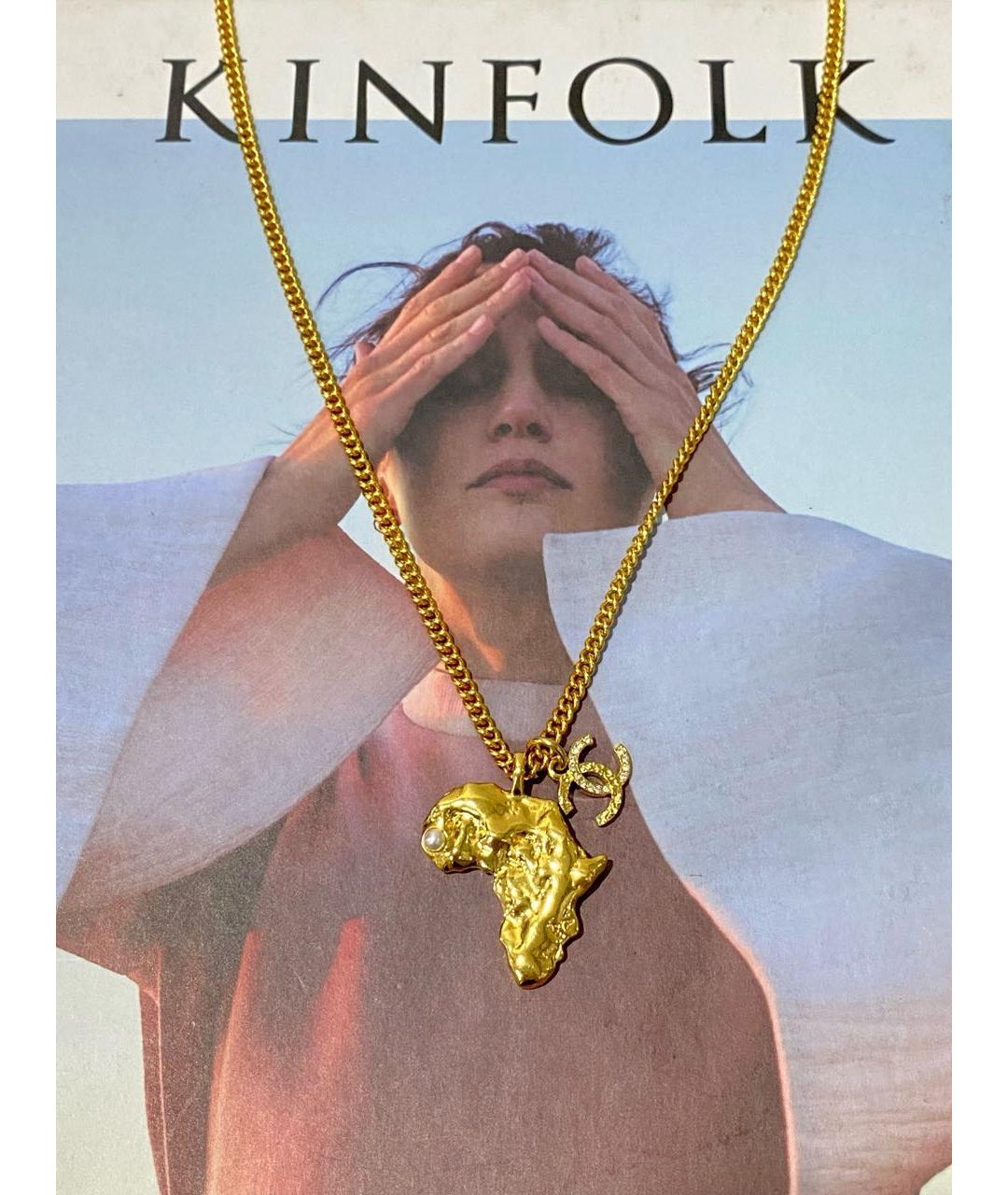 CHANEL Золотое колье, фото 2